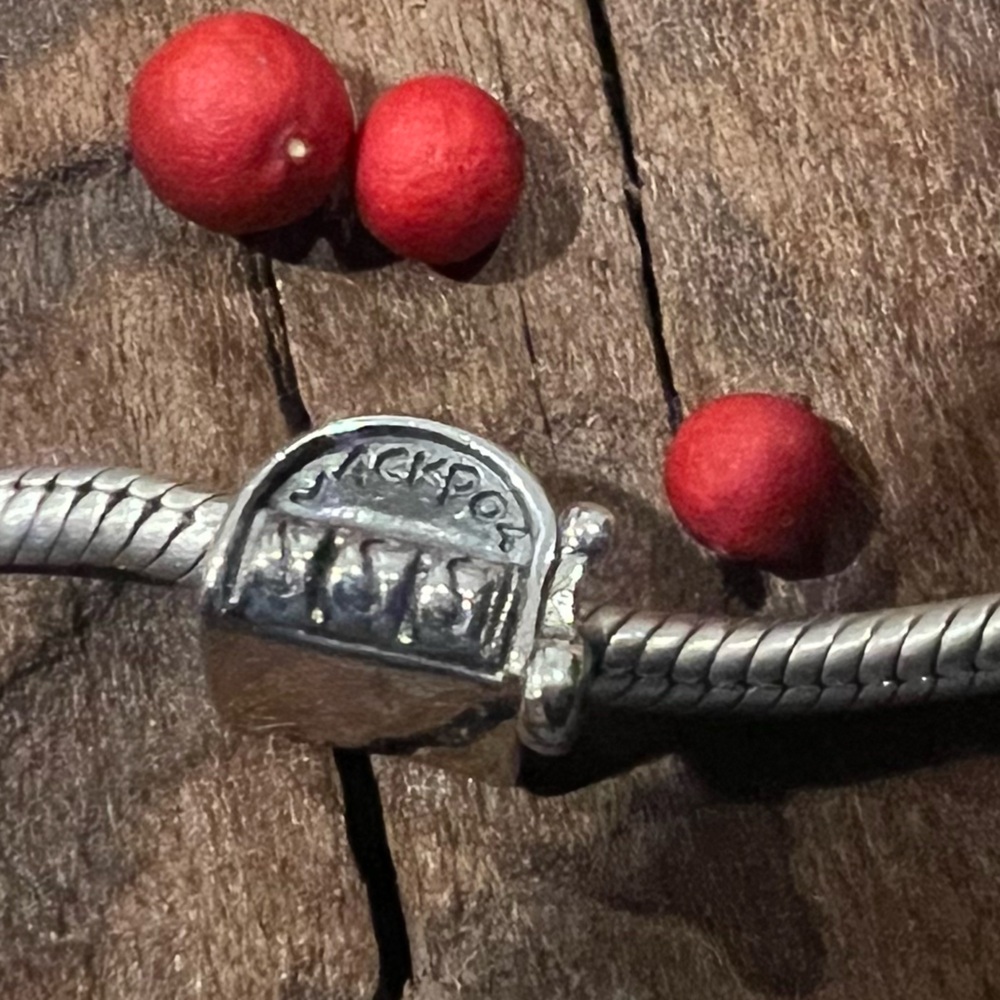Authentic Chamilia Charm Jackpot Machine Las Vegas Gambling Bead 925